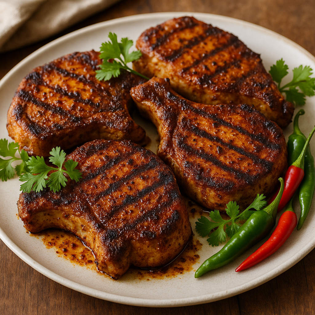 Grilled Southwestern Pork Chops