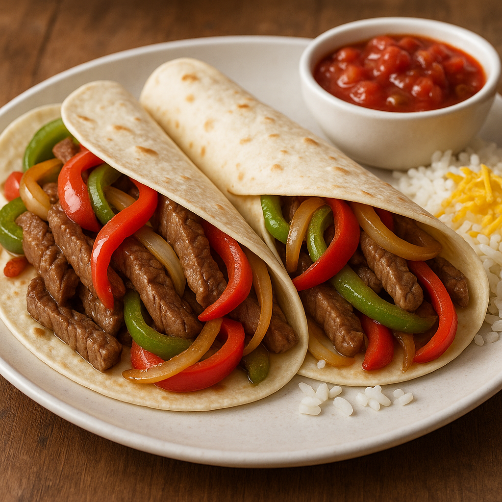Beef Steak Fajitas